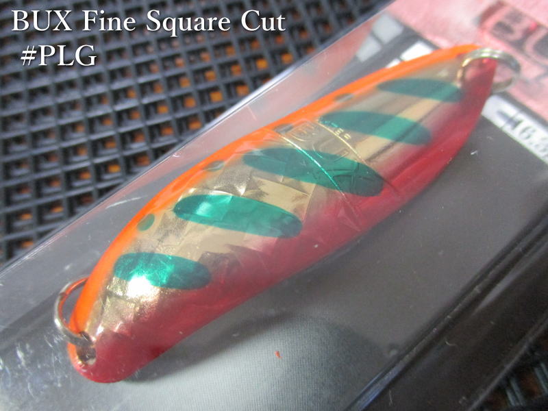 Spoon - バックスファインスクエアカット [ゴールド系] 14.3g /60mm　#PL(G)　　＜アングラーズシステム Angler'Z System＞　□ネイティブ ルアーフィッシング用 スプーン□　BUX Fine Square Cut Model GOLD Spoon 14.3g　～3タイプの板厚違い～