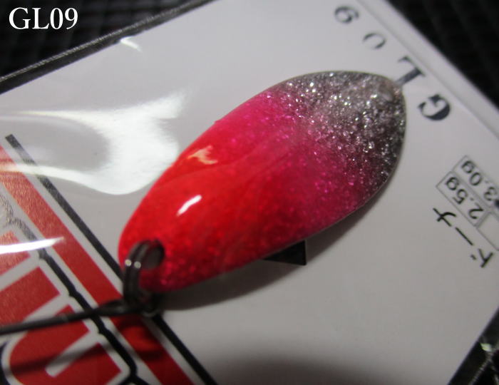 Rakuten - ドーナ [グリッターカラー] 1.5g /25mm　#GL09(ピンクレッドSラメ)　　＜アングラーズシステム Angler'Z System＞　□エリア ルアーフィッシング用 スプーン□　DOHNA GLITTERING Spoon 1.5g　～ラメカラーシリーズ～