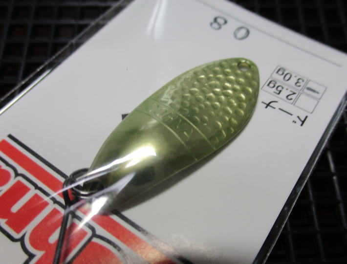 Rakuten - ドーナ [フラッシングカラー] 2.5g /30mm　#08(ライトグリーンメタ)　　＜アングラーズシステム Angler'Z System＞　□エリア ルアーフィッシング用 スプーン□　DOHNA 2.5g　～肉薄表面ハーフハンマー～[スプーン専門釣り具店] -エスプーン-