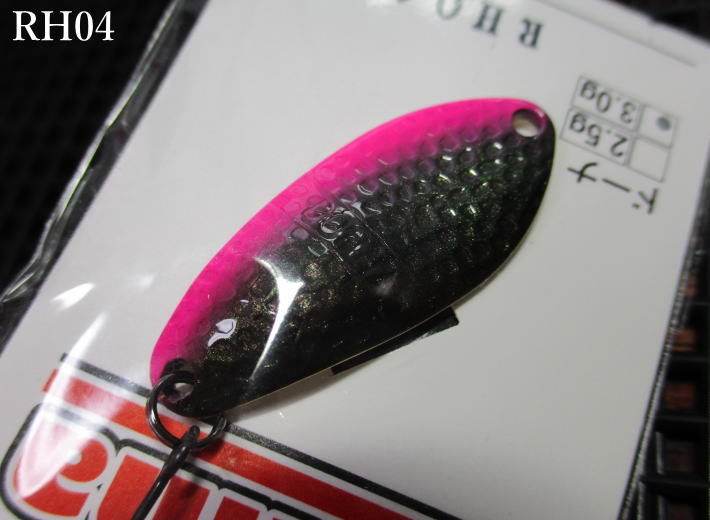 ドーナ [RH]1.5g /25mm　#RH04緑マジョーラP金　　＜アングラーズシステム Angler'Z System＞　□エリア ルアーフィッシング用 スプーン□　DOHNA RH Spoon 1.5g　～両面オールハンマード～　[スプーン専門釣り具店] -エスプーン-