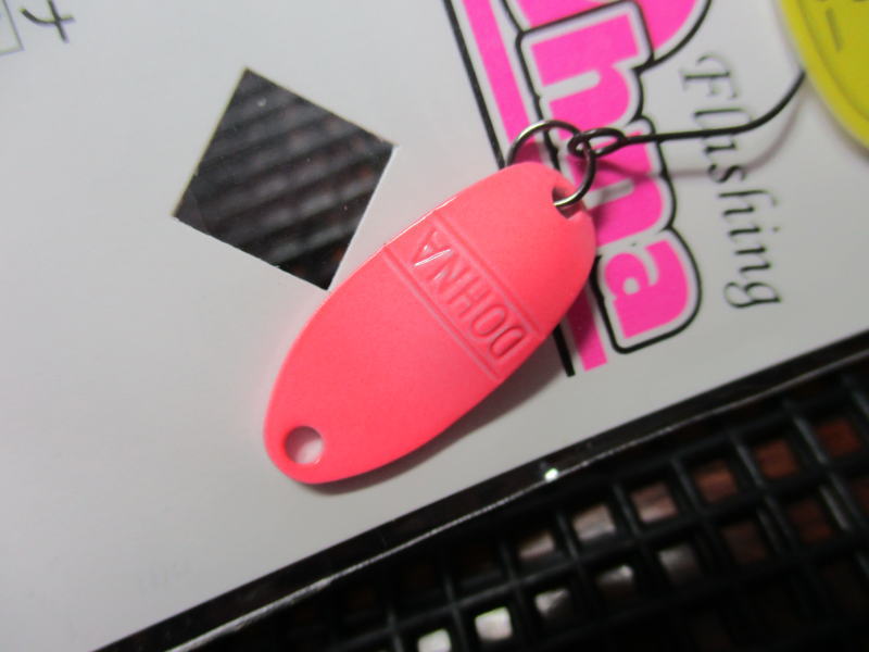 Rakuten - ドーナ [＃100-＃600] 1.3g /20mm　#602（グローピンク）　　＜アングラーズシステム Angler'Z System＞　□エリア ルアーフィッシング用 スプーン□　DOHNA PLANE 1.3g　～プレーン！ハンマー無し～　[スプーン専門釣り具店] -エスプーン-