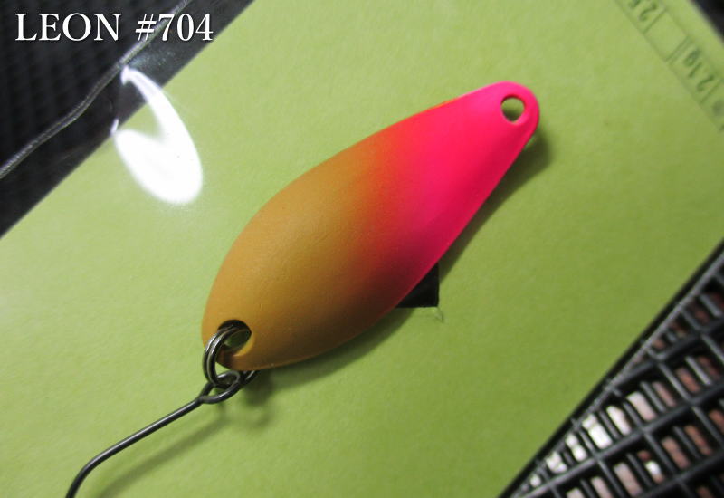 【★SALE★40%OFF★】レオン 2.1g /27mm　＃704 ペレットD　　＜アングラーズシステム Angler'Z System＞　LEON Spoon 2.1g　～ビギナーから上級者まで～　[スプーン専門釣り具店] -エスプーン-　 ※メーカー小売価格528円税込