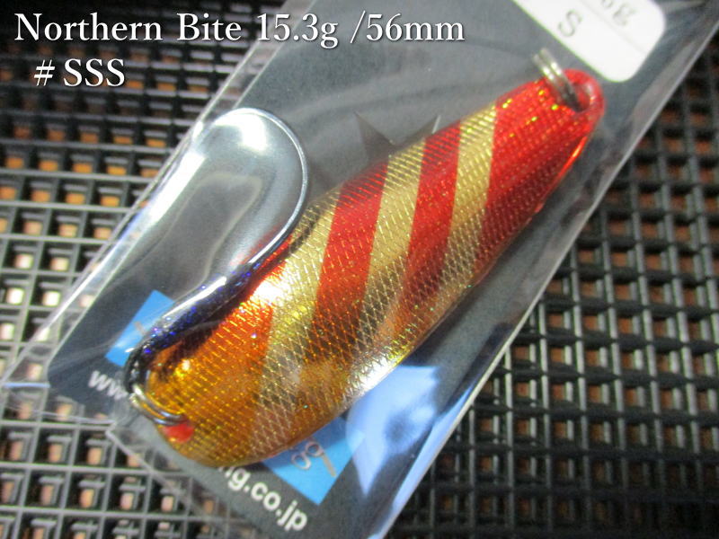 Rakuten - ノーザンバイト 11g /56mm　#SSS-SP サーモンストライプ裏赤　　＜アートフィッシング ArtFishing＞　□ネイティブ ルアーフィッシング用 スプーン　□NorthernBite Spoon 11g　～ヘビーウェイトスプーン～[スプーン専門釣り具店] -エスプーン-