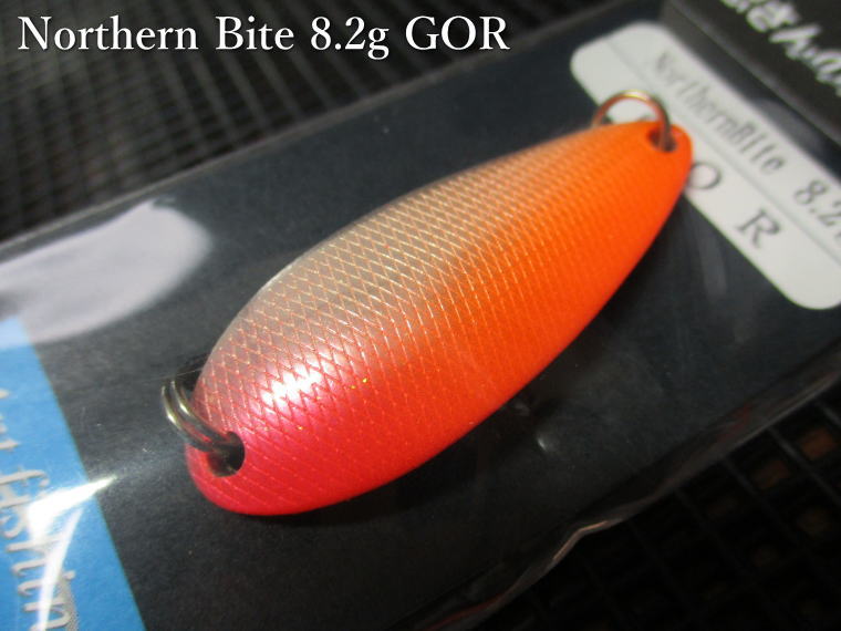 ノーザンバイト 8.2g　＃GOR グローオレンジ　＜アートフィッシング＞□ネイティブ ルアーフィッシング用 スプーン□