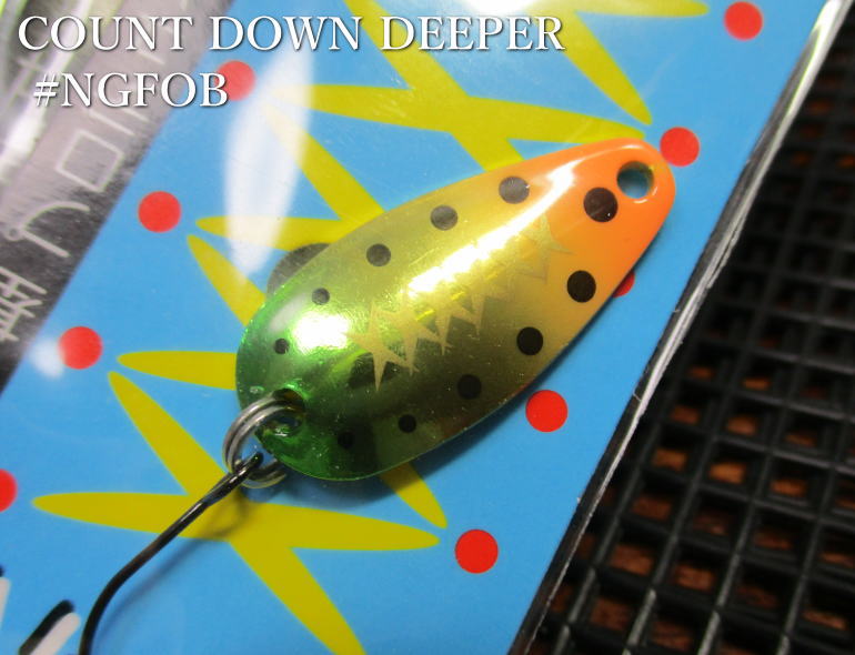 Rakuten - カウントダウン ディーパー 4g /26mm　#NGFOB　　＜ブルーフォックス BLUEFOX＞　□エリア ルアーフィッシング用 スプーン□　COUNTDOWN DEEPER Spoon 4g　～肉厚カッ飛びスプーン～　[スプーン専門釣り具店] -エスプーン-