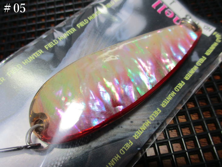 Rakuten - ルアーマン701 シェル [ゴールド系] 24g /65mm　#05 G.レッド　　＜フィールドハンター FIELD HUNTER＞　□ネイティブ ルアーフィッシング用 スプーン□　LURE MAN 701 Shell GOLD Spoon 24g　～小渓流チビヤマメから本流サクラマスまで～