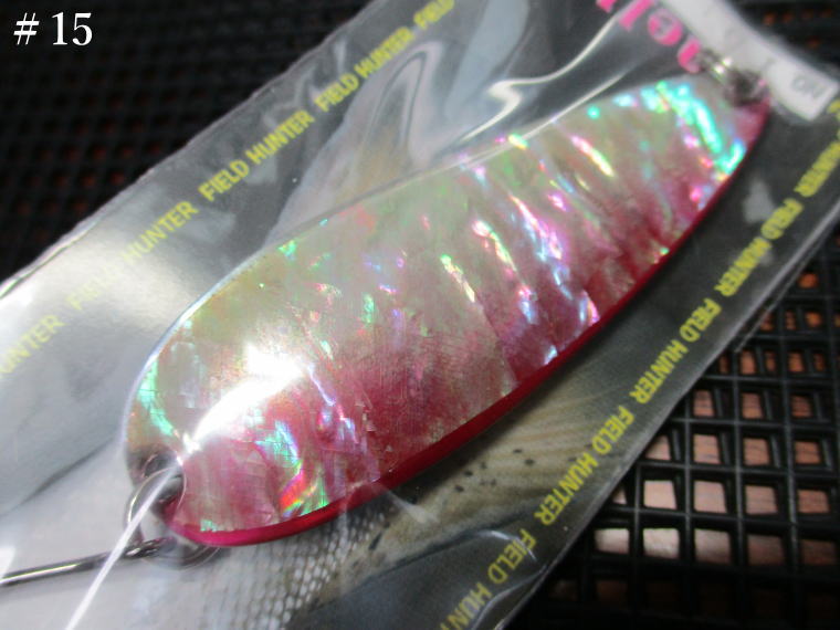 Rakuten - ルアーマン701 シェル [シルバー系] 10g /50mm　#15 S.レッド　　＜フィールドハンター FIELD HUNTER＞　□ネイティブ ルアーフィッシング用 スプーン□　LURE MAN 701 Shell Silver Spoon 10g　～小渓流チビヤマメから本流サクラマスまで～