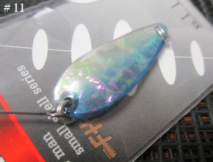 Rakuten - ルアーマンスモール シェル 3g /32mm　#11 S.ブルー　　＜フィールドハンター FIELD HUNTER＞　□ネイティブ ルアーフィッシング用 スプーン□　Lure Man Small Shell Spoon 3g　～山女・アマゴ攻略専用～　[スプーン専門釣り具店] -エスプーン-