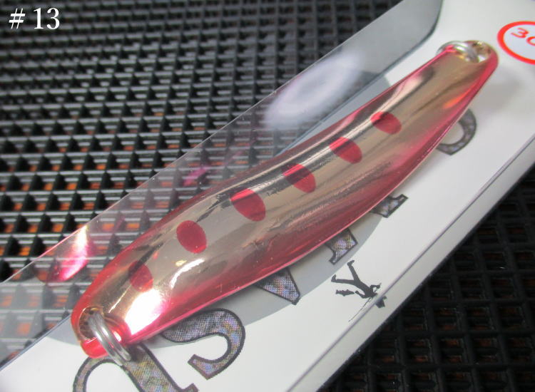 Rakuten - シーマス 30g /72mm　#13 G.ピンピンチギョ　　＜フィールドハンター FIELD HUNTER＞　□ネイティブ ルアーフィッシング用 スプーン□　C-MASU Spoon 30g　～海鱒専用スプーン～　[スプーン専門釣り具店] -エスプーン-