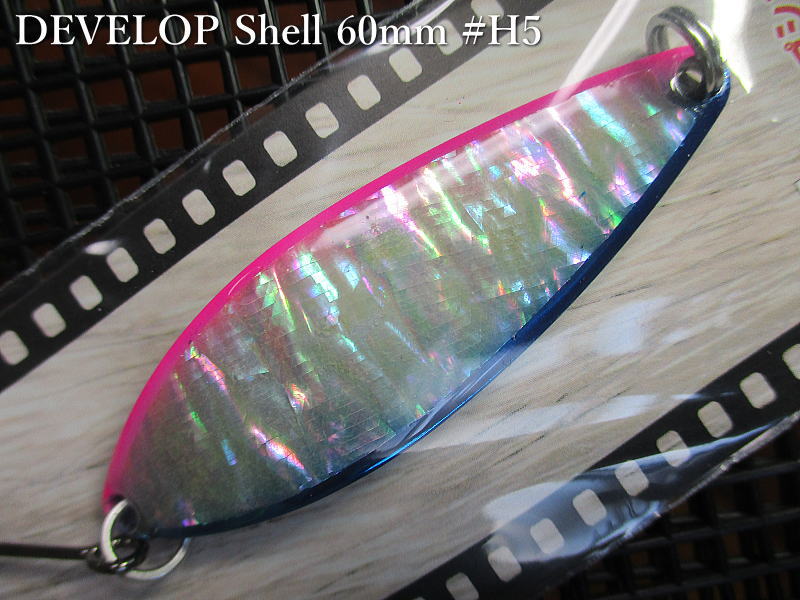Rakuten - デベロップ シェル [Hシリーズ] 18g /60mm　#H5 S.ブルー/ピンク　　＜フィールドハンター FIELD HUNTER＞　□ネイティブ ルアーフィッシング用□　DEVELOP Shell H-series Spoon 18g　[スプーン専門釣り具店] -エスプーン-