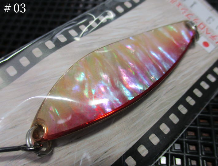デベロップ シェル  14g /54mm　#03 G. レッド　　＜フィールドハンター FIELD HUNTER＞　□ネイティブ ルアーフィッシング用 スプーン□　DEVELOP Shell GOLD Spoon 14g　 -エスプーン-