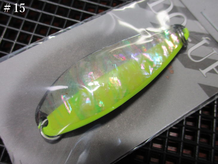 Lures - ドアップ [シェル] 10g /50mm　#15 ハーフチャート　　＜フィールドハンター FIELD HUNTER＞　□ネイティブ ルアーフィッシング用 スプーン□　DO-UP SHELL Spoon 10g　～アップもダウンも～　[スプーン専門釣り具店] -エスプーン-