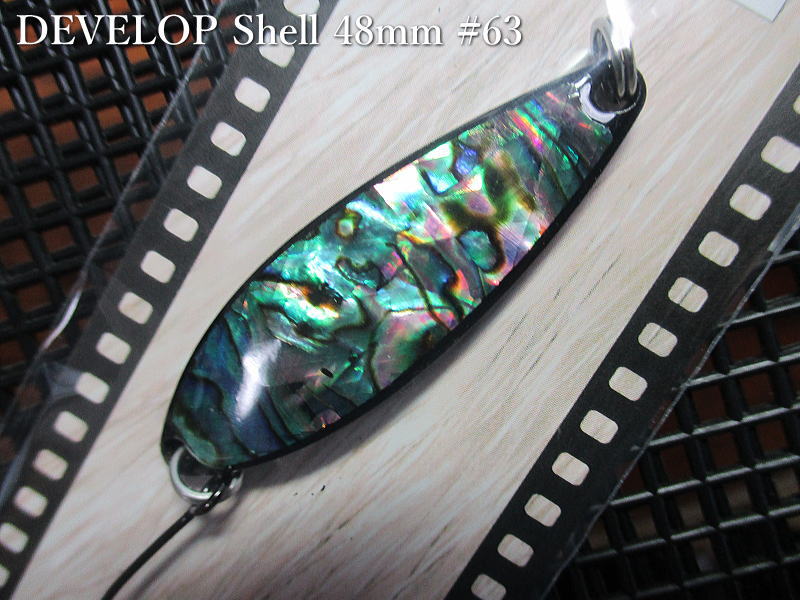 乐天商城 - デベロップ シェル [#50番シリーズ] 10g /48mm　#63 Nブラック　　＜フィールドハンター FIELD HUNTER＞　□ネイティブ用 スプーン□　DEVELOP Shell #50 Spoon 10g　～究極のスプーン美学～　[スプーン専門釣り具店] -エスプーン-