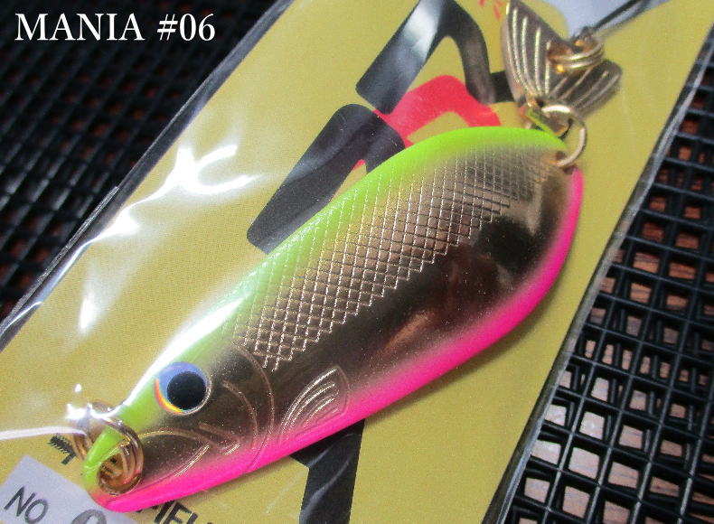 マニア 17g /74mm　#06 Gチャートピンク　　＜フィールドハンター FIELD HUNTER＞　□ネイティブ ルアーフィッシング用 スプーン□　MANIA Spoon 17g　～謎の魅惑的テール～　[スプーン専門釣り具店] エスプーン