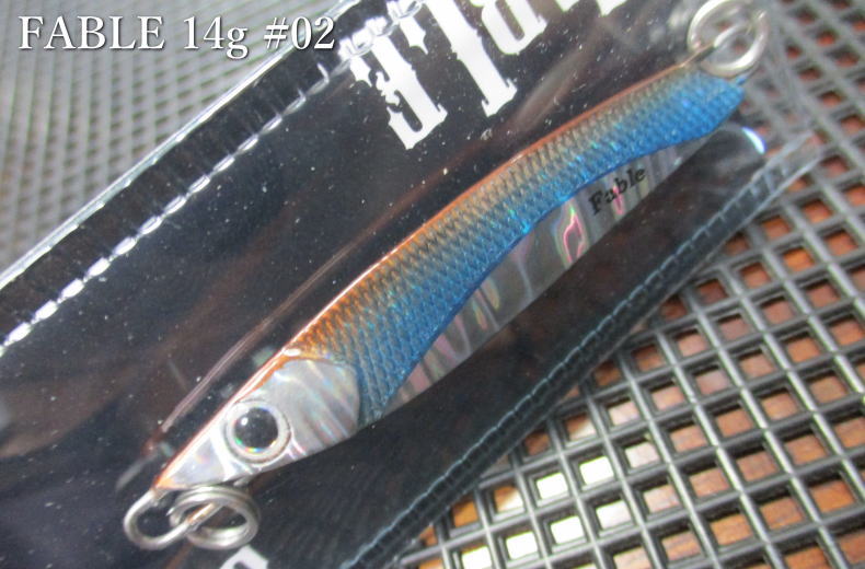 ファブル 21g /65mm　#2.ワカサギ　　＜フォレスト FOREST＞　□ネイティブ ルアーフィッシング用 ジグ□　Fable 21g　～トラウト専用ジグ～　 -エスプーン-