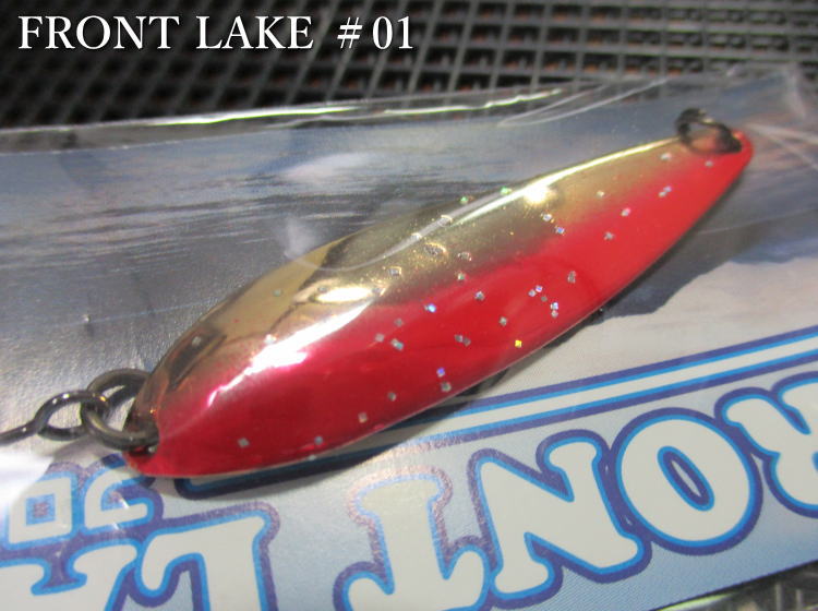 フロントレイク 6.8g /50mm　#01（赤金）　　＜フォレスト FOREST＞　□ネイティブ ルアーフィッシング用 スプーン□　FRONT LAKE Spoon 6.8g　～湖自然渓流攻略に必須～　[スプーン専門釣り具店] -エスプーン-