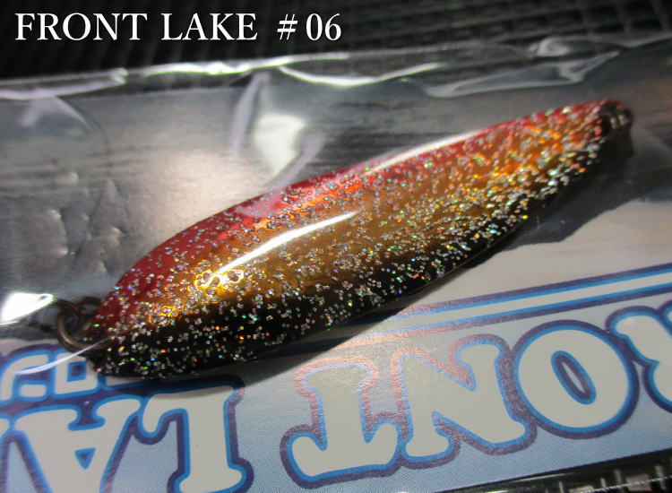 フロントレイク 6.8g /50mm　#06（ウグイ／ゴールド）　　＜フォレスト FOREST＞　□ネイティブ ルアーフィッシング用 スプーン□　FRONT LAKE Spoon 6.8g　～湖自然渓流攻略に必須～　[スプーン専門釣り具店] -エスプーン-