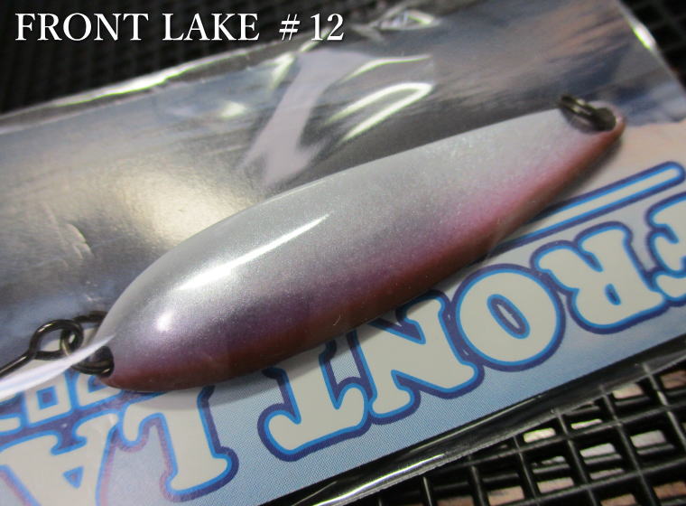フロントレイク 6.8g /50mm　#12（パールワカサギ）　　＜フォレスト FOREST＞　□ネイティブ ルアーフィッシング用 スプーン□　FRONT LAKE Spoon 6.8g　～湖自然渓流攻略に必須～　[スプーン専門釣り具店] -エスプーン-