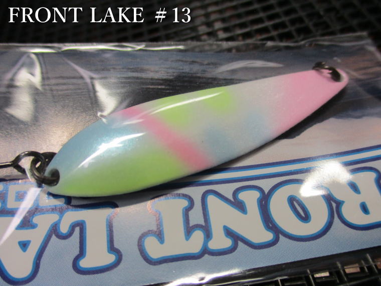 フロントレイク 6.8g /50mm　#13（パステルパール）　　＜フォレスト FOREST＞　□ネイティブ ルアーフィッシング用 スプーン□　FRONT LAKE Spoon 6.8g　～湖自然渓流攻略に必須～　[スプーン専門釣り具店] -エスプーン-