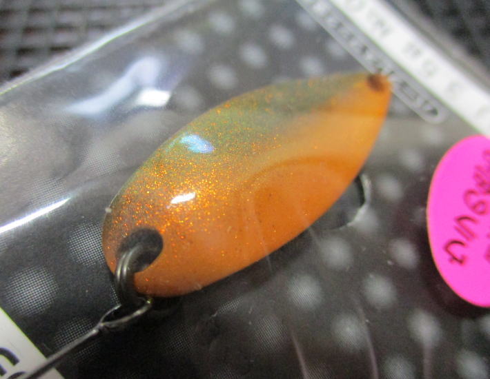 ミュー [マジョーラシリーズ] 3.5g /32mm　#07(オレカラマジョ)　　＜フォレスト FOREST＞　□エリア ルアーフィッシング用 スプーン□　MAZIORA MIU Spoon 3.5g　～妖しく輝く～　[スプーン専門釣り具店] -エスプーン-