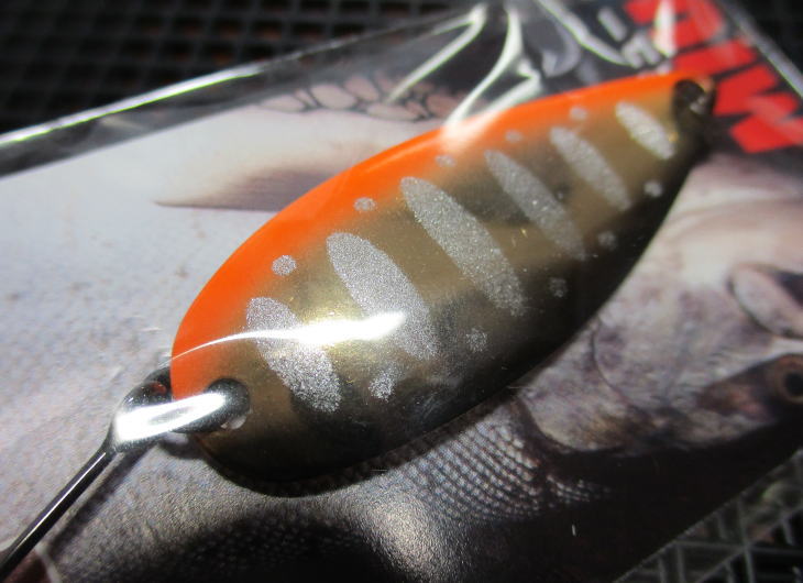 ミュー [ネイティブシリーズ] 8g /43mm　#08（黒金ヤマメ）　　＜フォレスト FOREST＞　□ネイティブ ルアーフィッシング用 スプーン□　MIU Spoon 8g　～定評の泳層キープ力～　[スプーン専門釣り具店] -エスプーン-