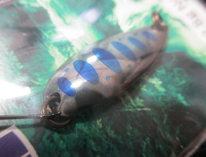 ミュー [ネイティブシリーズ] 3.5g /32mm　#02(黒銀ヤマメ)　　＜フォレスト FOREST＞　□ネイティブ ルアーフィッシング用 スプーン□　MIU Native Spoon 3.5g　～厳選ネイティブ～　[スプーン専門釣り具店] -エスプーン-