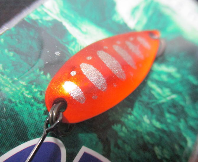 ミュー [ネイティブシリーズ] 2.8g /28mm　#13(オレンジ山女)　　＜フォレスト FOREST＞　□ネイティブ ルアーフィッシング用 スプーン□　MIU Native Spoon 2.8g　～厳選ネイティブ～　[スプーン専門釣り具店] -エスプーン-