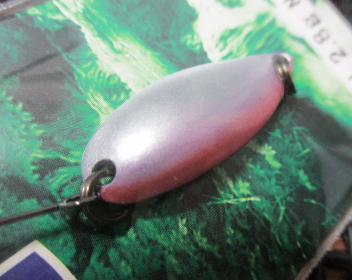 ミュー [ネイティブシリーズ] 2.8g /28mm　#15(パールワカサギ)　　＜フォレスト FOREST＞　□ネイティブ ルアーフィッシング用 スプーン□　MIU Native Spoon 2.8g　～厳選ネイティブ～　[スプーン専門釣り具店] -エスプーン-