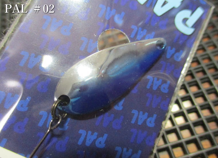 パル [スタンダード] 3.8g /34mm　#02.青銀 　＜フォレスト FOREST＞　□エリア ルアーフィッシング用 スプーン□　PAL Spoon 3.8g　～すべてにおいて平均以上～　[スプーン専門釣り具店] -エスプーン-