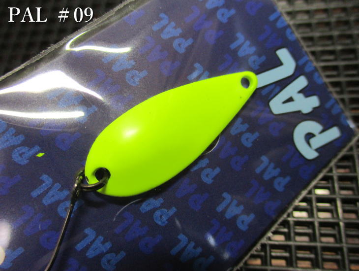パル [スタンダード] 3.8g /34mm　#09.蛍光イエロー 　＜フォレスト FOREST＞　□エリア ルアーフィッシング用 スプーン□　PAL Spoon 3.8g　～すべてにおいて平均以上～　[スプーン専門釣り具店] -エスプーン-