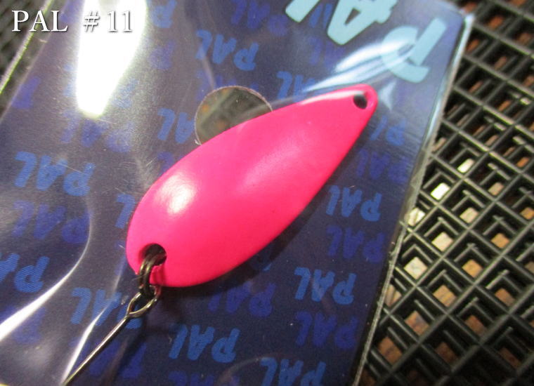 パル [スタンダード] 3.8g /34mm　#11.蛍光ピンク 　＜フォレスト FOREST＞　□エリア ルアーフィッシング用 スプーン□　PAL Spoon 3.8g　～すべてにおいて平均以上～　[スプーン専門釣り具店] -エスプーン-