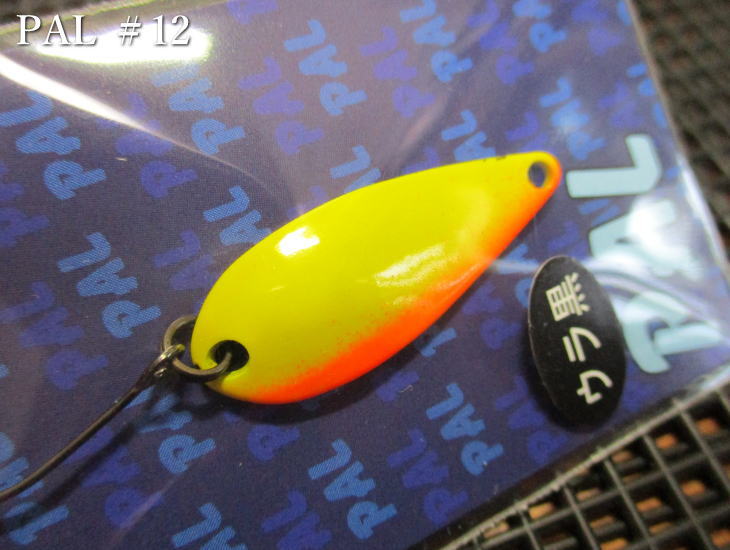 パル [スタンダード] 3.8g /34mm　#12.セカンドイエロー2 　＜フォレスト FOREST＞　□エリア ルアーフィッシング用 スプーン□　PAL Spoon 3.8g　～すべてにおいて平均以上～　[スプーン専門釣り具店] -エスプーン-