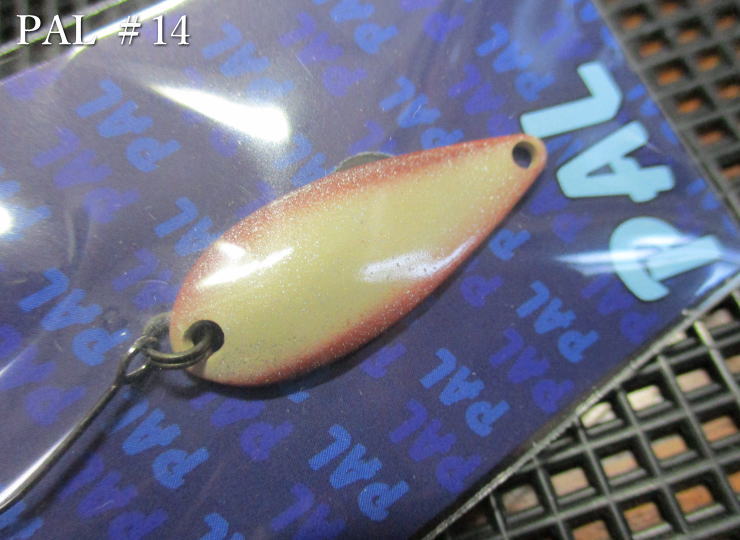 パル [スタンダード] 3.8g /34mm　#14.チョコパイ 　＜フォレスト FOREST＞　□エリア ルアーフィッシング用 スプーン□　PAL Spoon 3.8g　～すべてにおいて平均以上～　[スプーン専門釣り具店] -エスプーン-