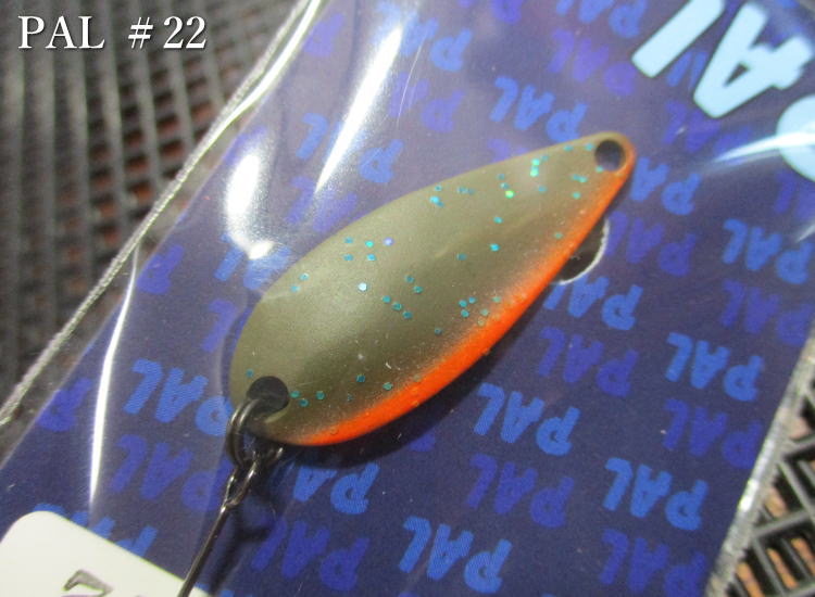 パル [スタンダード] 3.8g /34mm　#22.オレンジストライプ　＜フォレスト FOREST＞　□エリア ルアーフィッシング用 スプーン□　PAL Spoon 3.8g　～すべてにおいて平均以上～　[スプーン専門釣り具店] -エスプーン-
