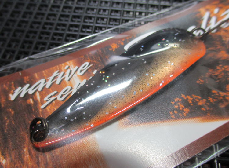 リアライズ  8g /50mm　#03（黒金オレンジベリー）　　＜フォレスト FOREST＞　□ネイティブ ルアーフィッシング用 スプーン□　Realize Spoon 8g　～最小モデルの厚板～ -エスプーン-