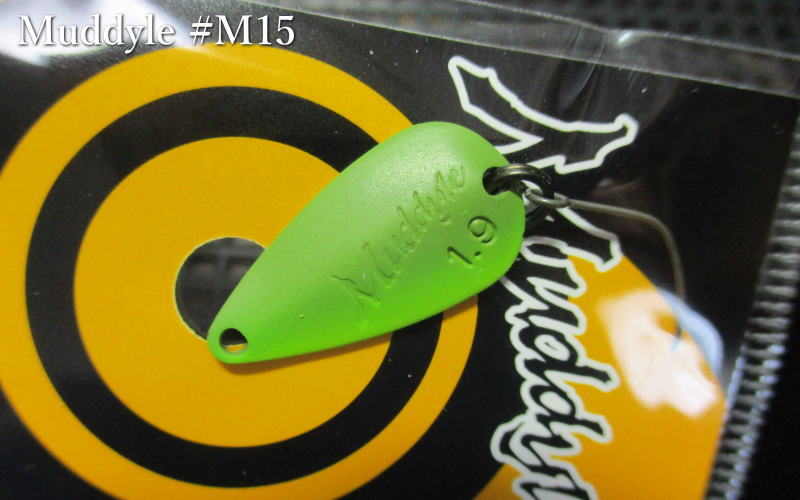 Spoon - マディル 1.9g /23mm　＃M15 抹茶オリーブ　　＜アイビーライン IVYLINE＞　□エリア ルアーフィッシング用 スプーン□　Muddyle Spoon 1.9g 　～マッディーで大活躍～　[スプーン専門釣り具店] -エスプーン-