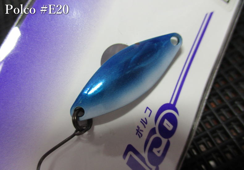 Rakuten - ポルコ 1.8g /26mm　#E20 スペースブルー　　＜アイビーライン IVYLINE＞　□エリア ルアーフィッシング用 スプーン□　Polco Spoon 1.8g　～異なる3つのアクション～　[スプーン専門釣り具店] -エスプーン-