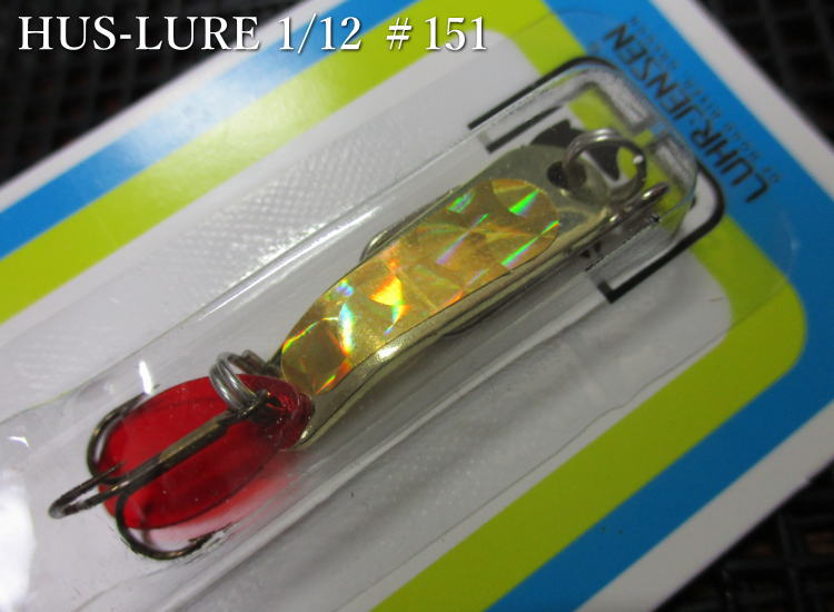 ハスルアー 2.5g /26mm　＃151　　＜ルハージェンセン LUHRJENSEN＞　□ネイティブ ルアーフィッシング用 スプーン□　HUS LURE SPOON 2.5g(1/12oz)　～への字は永遠の定番～　[スプーン専門釣り具店] -エスプーン-