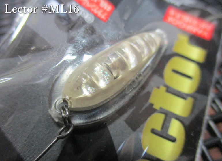 レクター 1.5g /26mm　#ML-16 ブラウンペレットコアーC　　＜マグネット Magnet＞　□エリア ルアーフィッシング用 スプーン□　Lector Spoon 1.5g　～樹脂製ハイブリッド～　 -エスプーン-