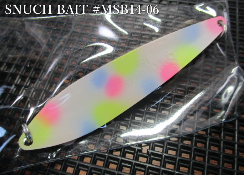 Rakuten - スナッチベイト 14g /72mm　#MSB14-06 グローパールRB表G　　＜マグネット Magnet＞　□ネイティブ ルアーフィッシング用 スプーン□　SNUCH BAIT Spoon 14g　～元祖スライドスプーン～　[スプーン専門釣り具店] -エスプーン-