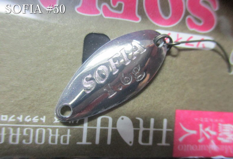 Rakuten - 鱒玄人 ソフィア 1.6g /25mm　#050 シラユキ　　＜ノリーズ NORIES＞　□エリア ルアーフィッシング用 スプーン□　SOFIA Spoon 1.6g　～セカンド中層攻略～　[スプーン専門釣り具店] -エスプーン-