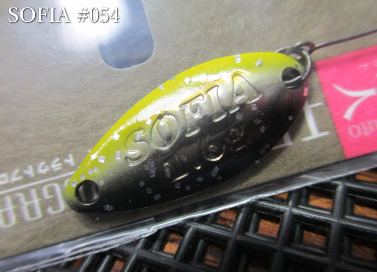 Rakuten - 鱒玄人 ソフィア 1.6g /25mm　#054 アイソマジック　　＜ノリーズ NORIES＞　□エリア ルアーフィッシング用 スプーン□　SOFIA Spoon 1.6g　～セカンド中層攻略～　[スプーン専門釣り具店] -エスプーン-
