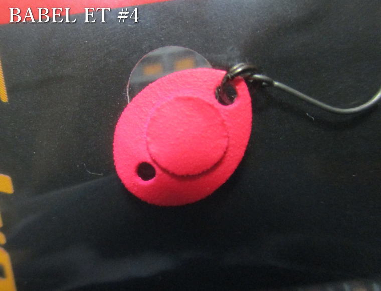 バベル  0.32g /12mm　＃Z4 ピンクグロー　　＜ロブルアー roblure＞　□エリア ルアーフィッシング用 スプーン□　BABEL EXTRA TUNE Spoon 0.32g　～ゆっくり落ちる～　 -エスプーン-