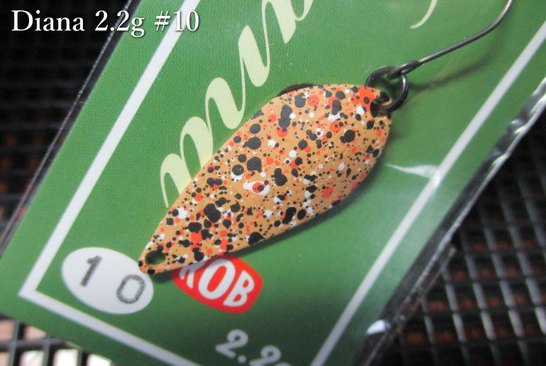 Rakuten - ダイアナ 2.2g /29mm　#10 魚介とんこつ　　＜ロブルアー roblure＞　□エリア ルアーフィッシング用 スプーン□　Diana Spoon 2.2g　～投げて巻くだけ～[スプーン専門釣り具店] -エスプーン-