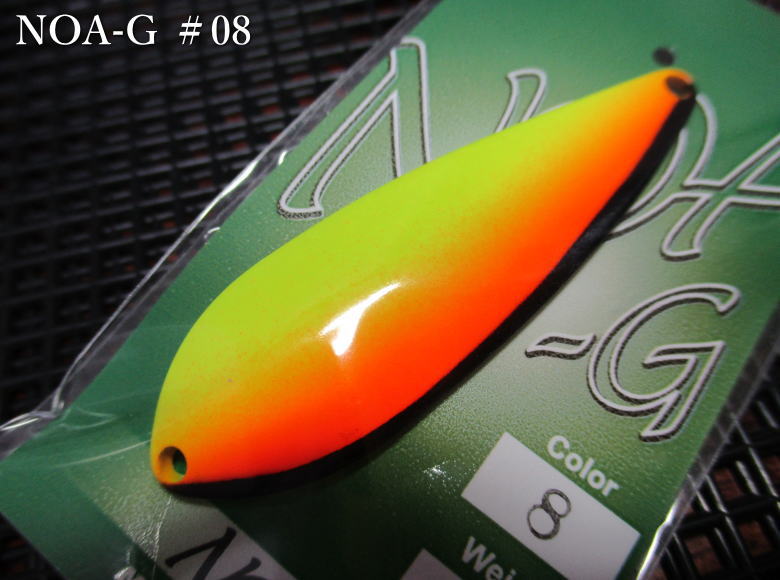 Rakuten - ノアG 17g /53mm　#08 オレチャートB裏ゴールド　　＜ロデオクラフト Rodiocraft＞　□ネイティブ ルアーフィッシング用 スプーン□　NOA G Spoon 17g　～湖本流専用～　[スプーン専門釣り具店] -エスプーン-