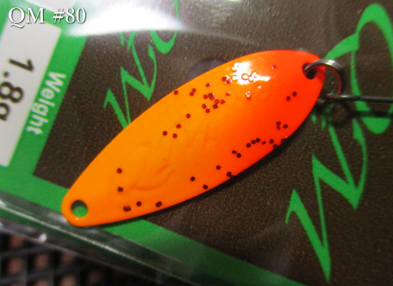 Rakuten - キューム 1.8g /32mm　#80 N03　　＜ロデオクラフト Rodiocraft＞　□エリア ルアーフィッシング用 スプーン□　QM Spoon 1.8g　～遠投コントロール性能～　[スプーン専門釣り具店] -エスプーン-