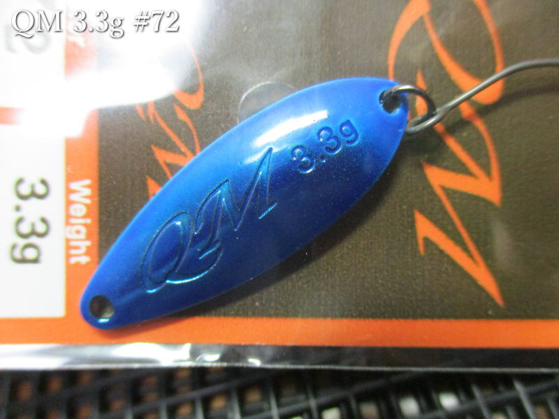 Rakuten - キューム 3.3g /32mm　#72 KF6　　＜ロデオクラフト Rodiocraft＞　□エリア ルアーフィッシング用 スプーン□　QM Spoon 3.3g　～遠投コントロール性能～　[スプーン専門釣り具店] -エスプーン-