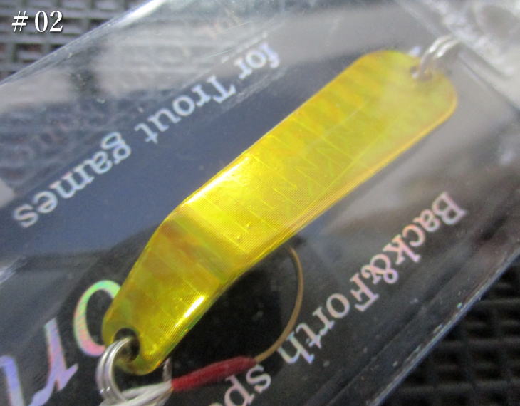 Rakuten - バック&フォース 7g /49mm　#02 ゴールド(G)　　＜スミス SMITH＞　□ネイティブ ルアーフィッシング用 スプーン□　Back & Forth Spoon 7g　～池谷成就氏独自釣法～　[スプーン専門釣り具店] -エスプーン-