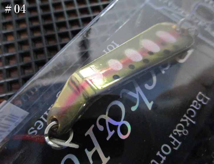 Rakuten - バック&フォース 4g /37mm　#04 キンヤマメ(G)　　＜スミス SMITH＞　□ネイティブ ルアーフィッシング用 スプーン□　Back & Forth Spoon 4g　～池谷成就氏独自釣法～　[スプーン専門釣り具店] -エスプーン-