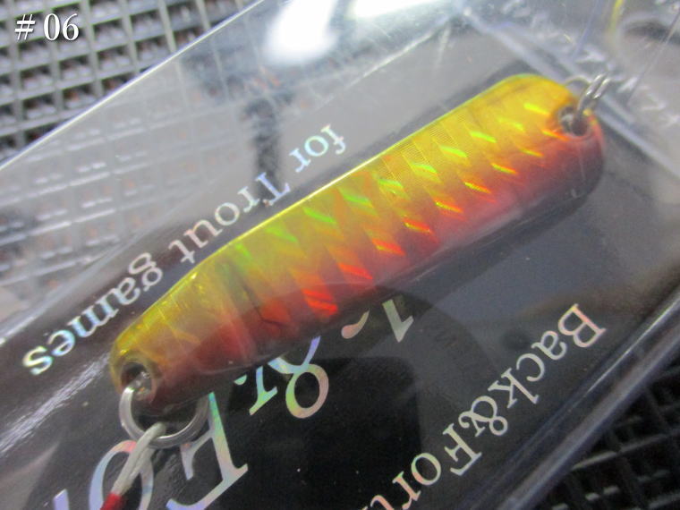 バック&フォース 5g /43mm　#06 赤金(G)　　＜スミス SMITH＞　□ネイティブ ルアーフィッシング用 スプーン□　Back & Forth Spoon 5g　～池谷成就氏独自釣法～　[スプーン専門釣り具店] -エスプーン-
